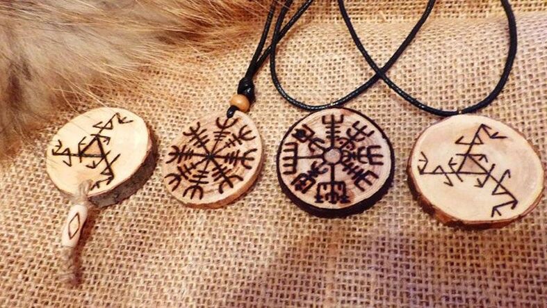 talismans and charms made of wood